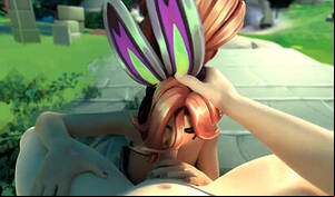 Green 3d Porn Blowjob - Miss Fortune and her deep blowjob! 3D porn League of Legends