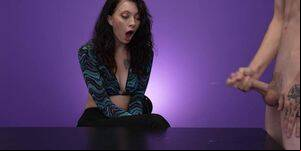 jerk off for me - SHEREACTS - Watch me Jerk off in front of Porn Girls - Tnaflix.com