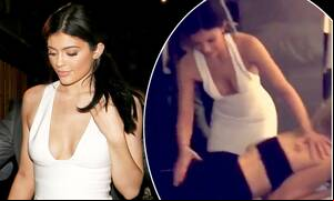 jessica alba spanked video - Kylie Jenner spanks Gigi Hadid's bottom in racy Snapchat video | Daily Mail  Online