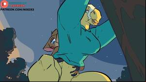 Furry Park Porn - Futa Wooly Ass-Fuck Plumbed In Park - Hermaphroditism Hairy Manga Porn 60  FPS High Quality Animated