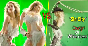 jessica alba spanked video - Jessica Alba Sexy GIFs Sin City Movie Cow Girls Stage Dance Hot Best